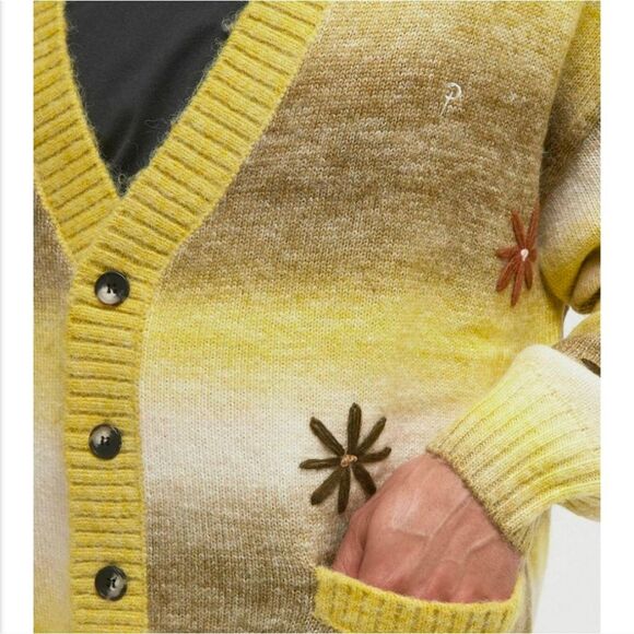 Patta Peace & Love Knitted Cardigan Sweater (L) - Picture 4 of 8